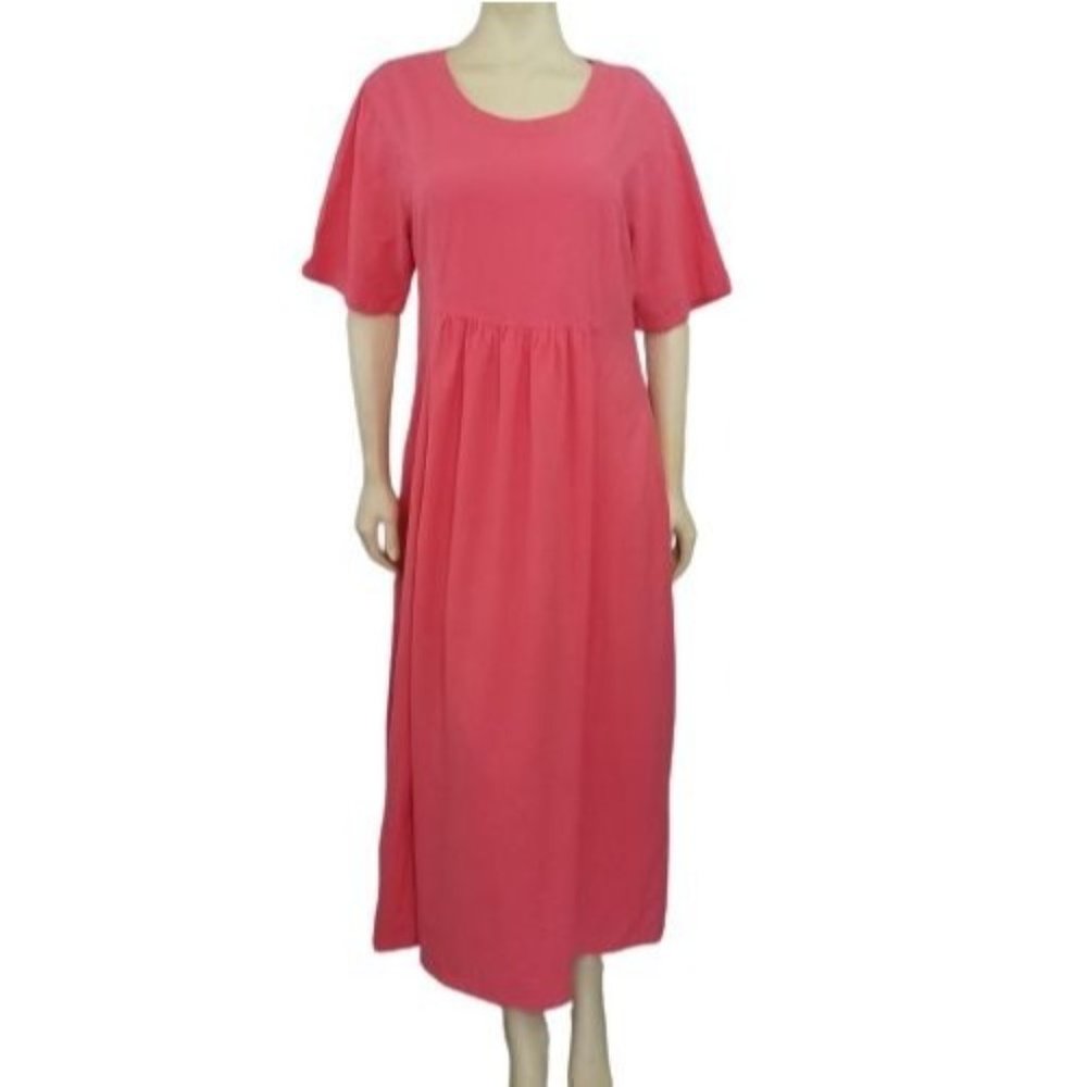 CMC Color Me Cotton Coral Sun Dress M